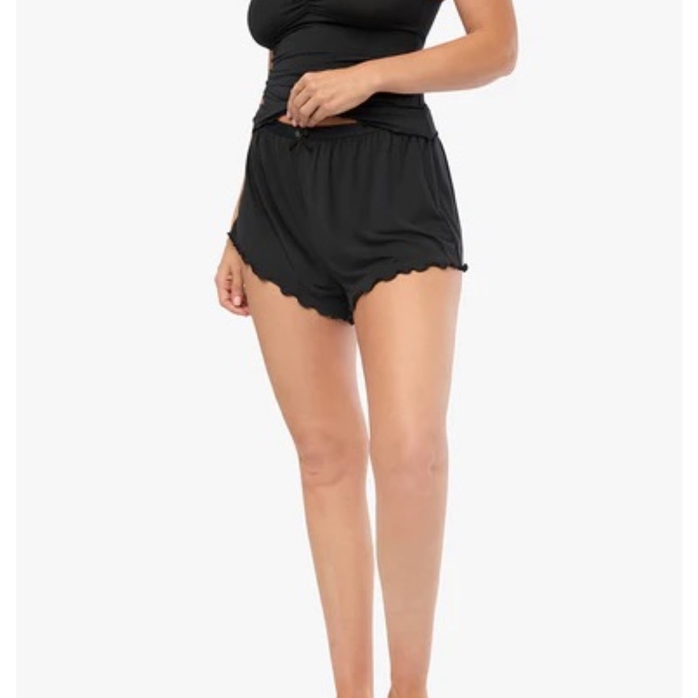 Brand New WeWoreWhat Black High Rise Sleep Short